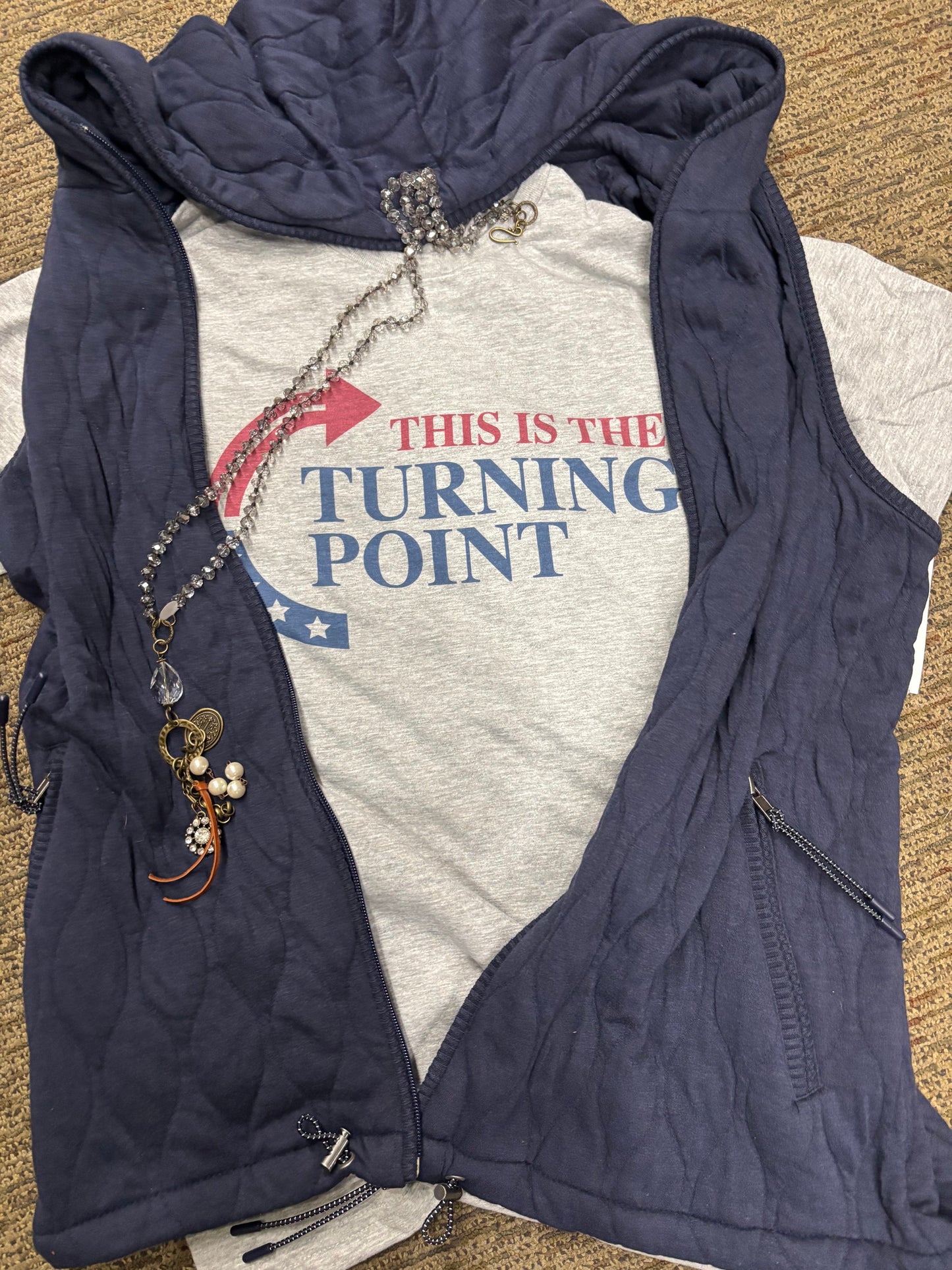 This is the TURNING POINT tee