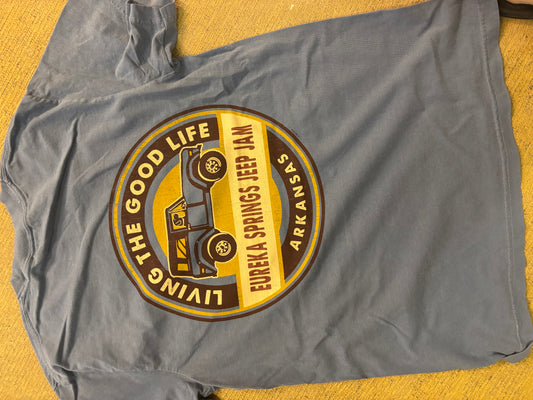 Living the good life JEEP tee