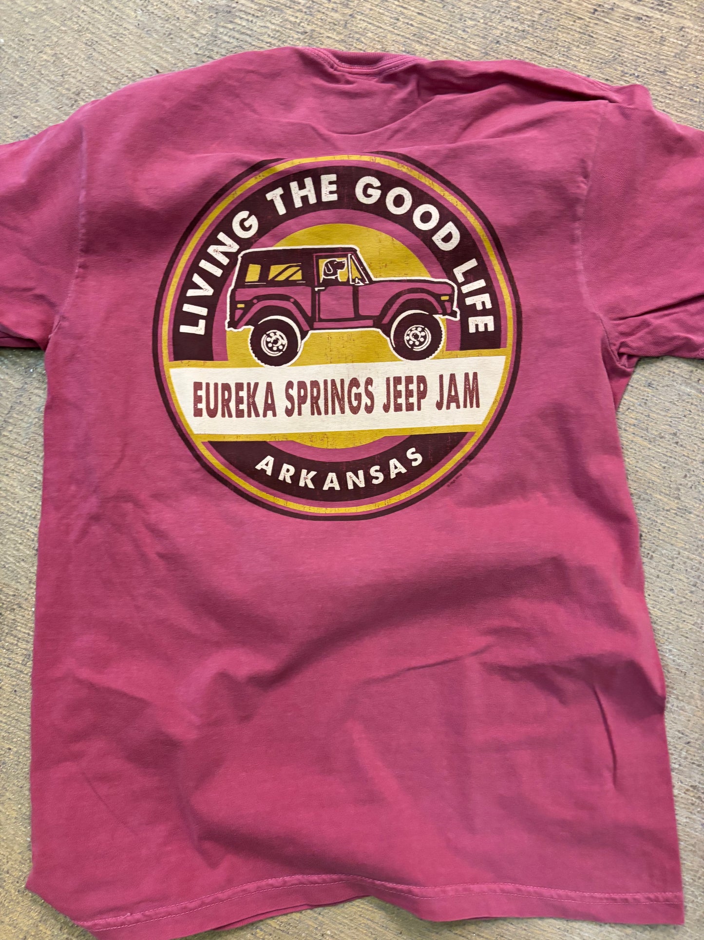 Living the good life JEEP tee